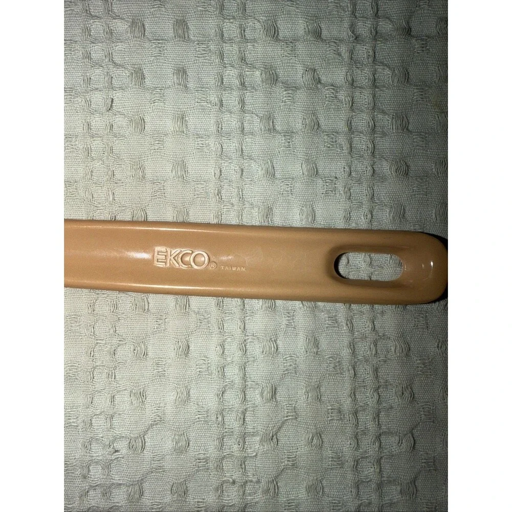 Vintage EKCO Orange Solid Serving Spoon Nylon Plastic Kitchen Utensil